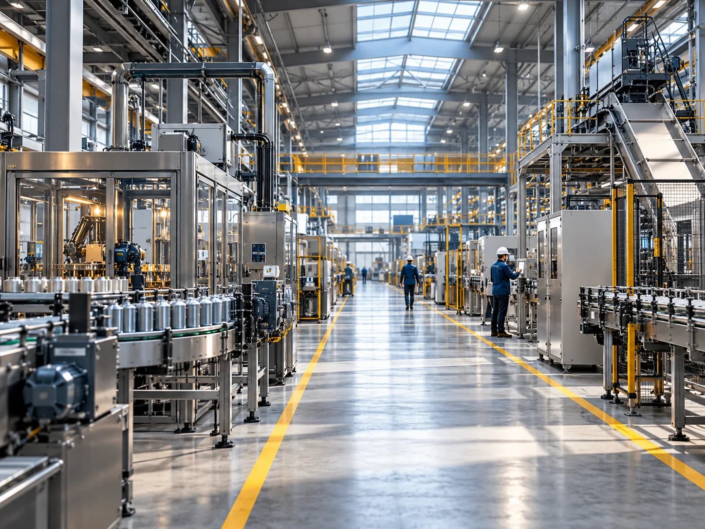 Escena ilustrativa de una planta industrial